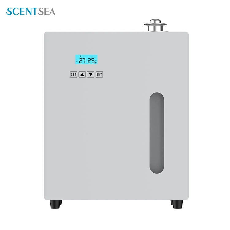 電気ショッピングモールの香り配信システム